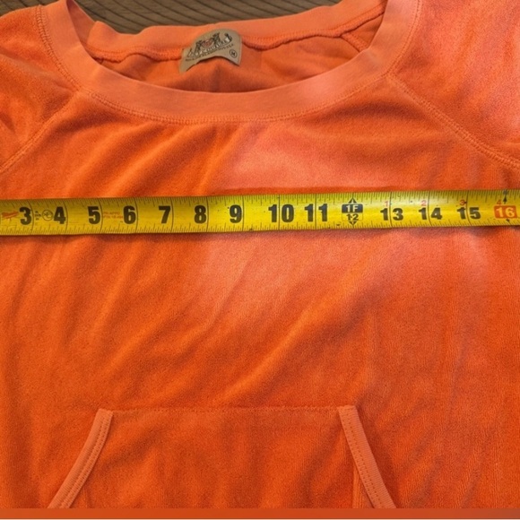 Girls Juicy Couture Zip Up Orange jacket & green & turquoise tops sz M bundle - Picture 12 of 13